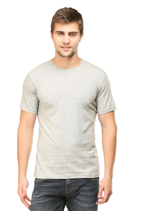 Men's Round Neck Plain Half Sleeve Tshirt Eco Tones - Image 5