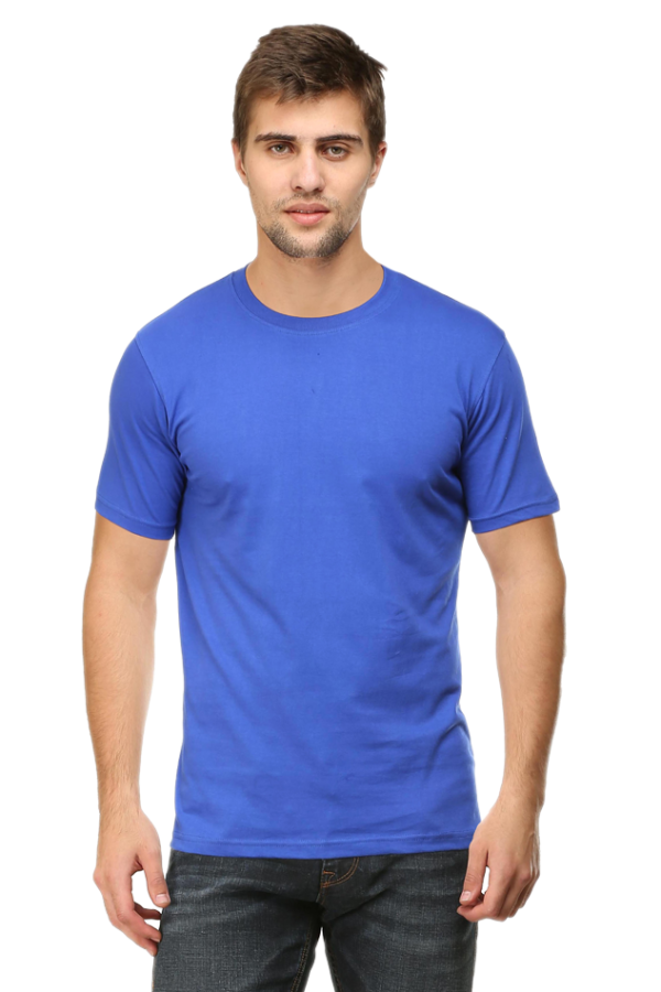 Men's Round Neck Plain Half Sleeve Tshirt Eco Tones - Image 3