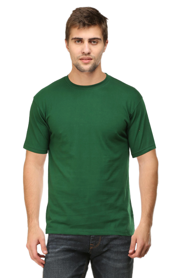 Men's Round Neck Plain Half Sleeve Tshirt Eco Tones - Image 4